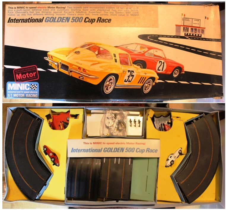 Minic M1513 International Golden 500 Cup Race Set + Literature